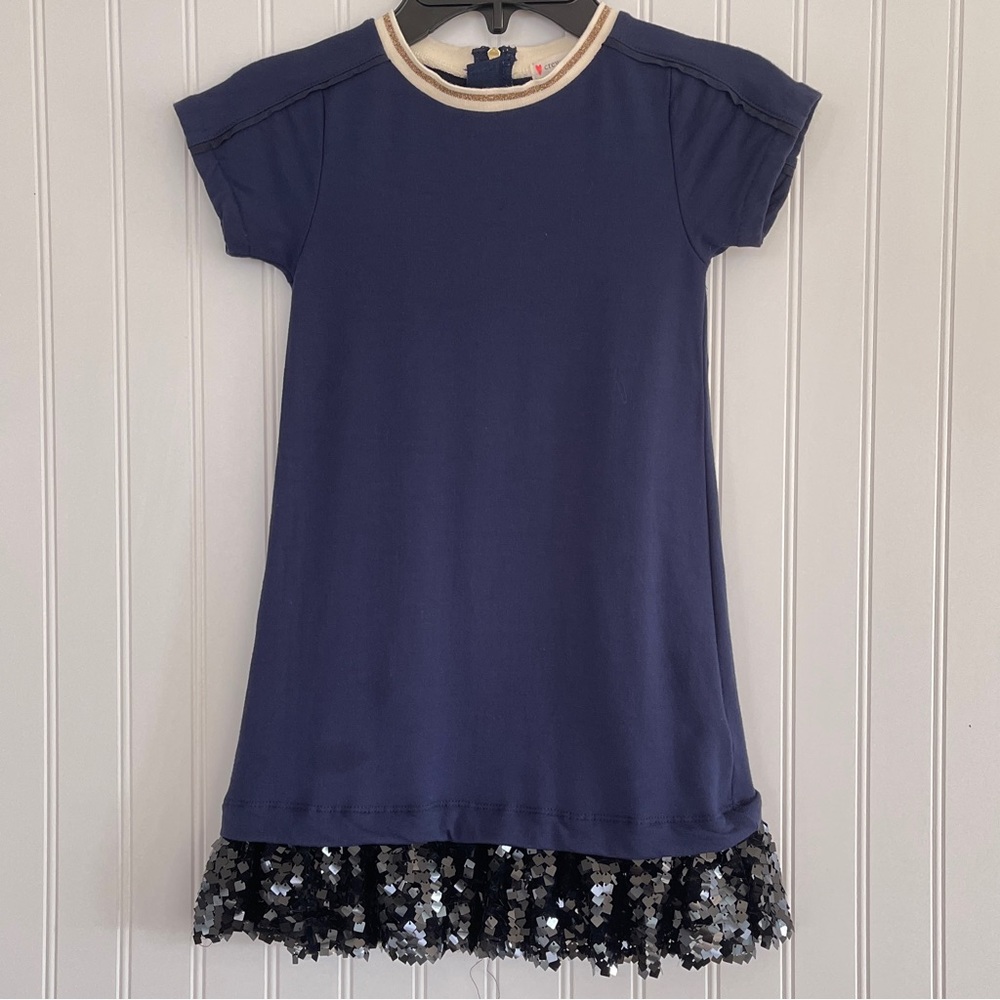 J.Crew Crewcuts Girls Dress w/Sequin Trim Bottom. Item# 0103